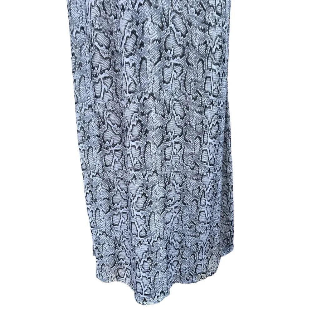TOBI NWT Black and White Snakeskin Print Maxi Dress Size Small - Picture 4 of 15